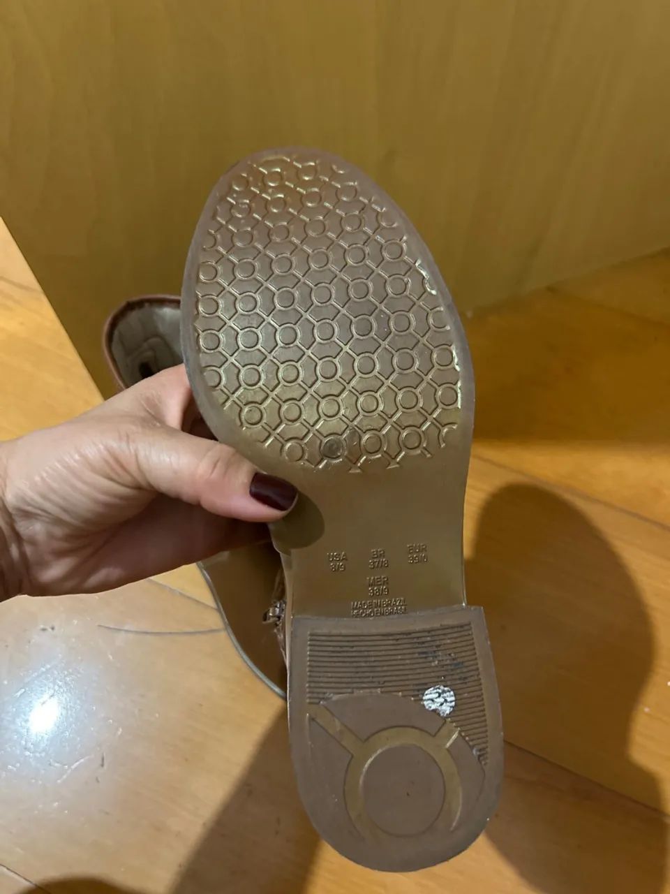 Bota capodarte número 37 marrom  - Foto 4
