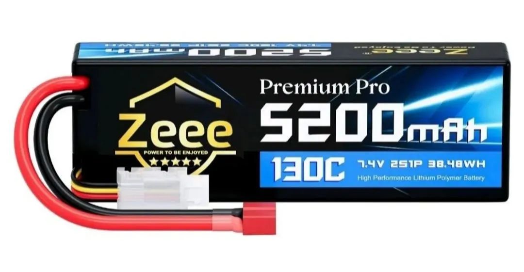 Bateria Lipo Zeee 2s 5200mah 130c Hard Case Plug T