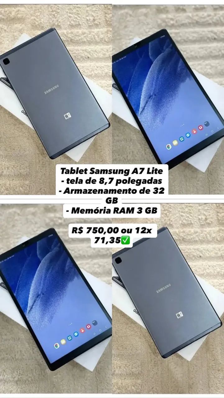 Tablet Samsung A7 lite 