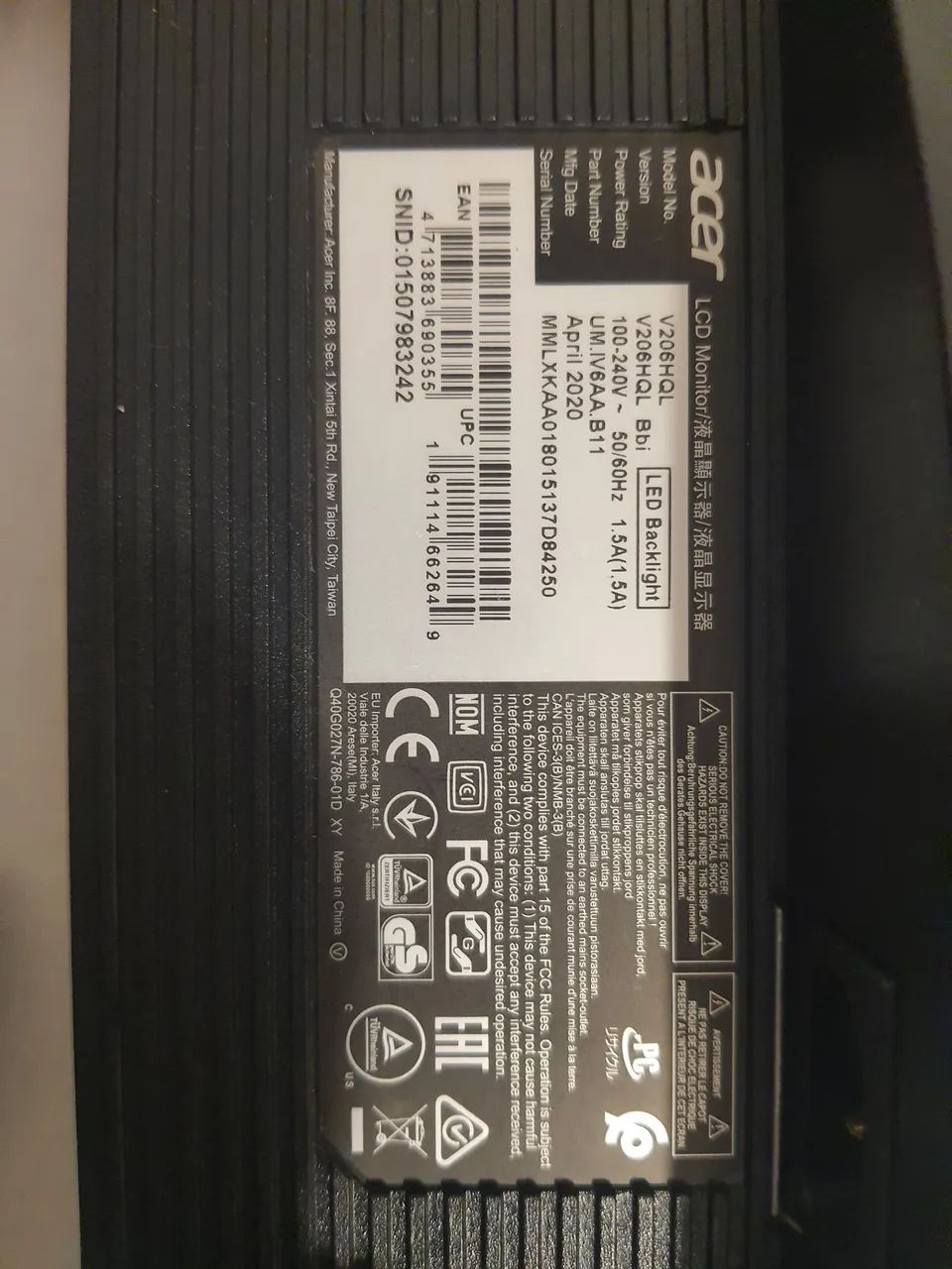 Monitor Acer 19" LCD - Foto 2