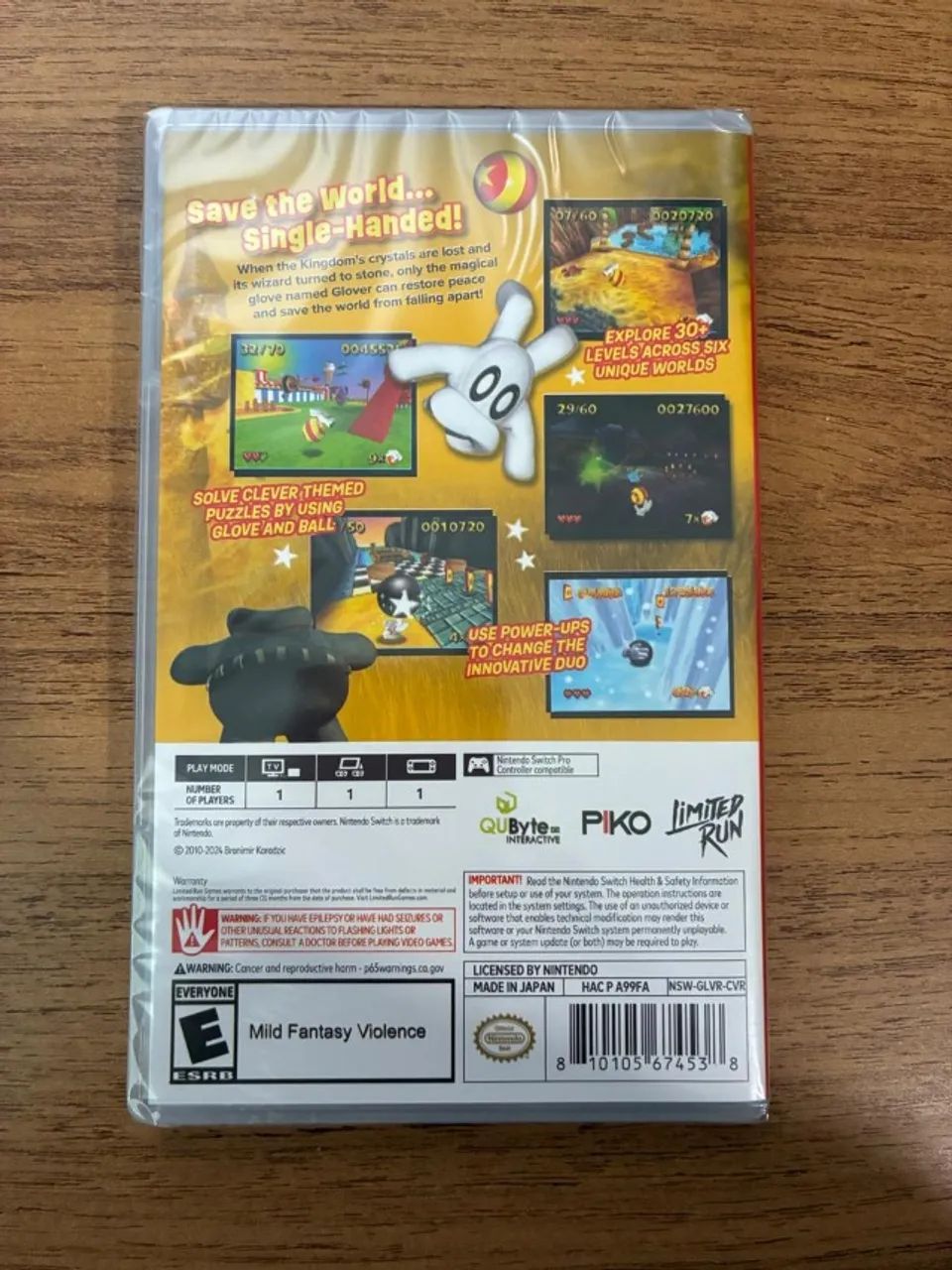 Glover Switch - Limited Run - Foto 2
