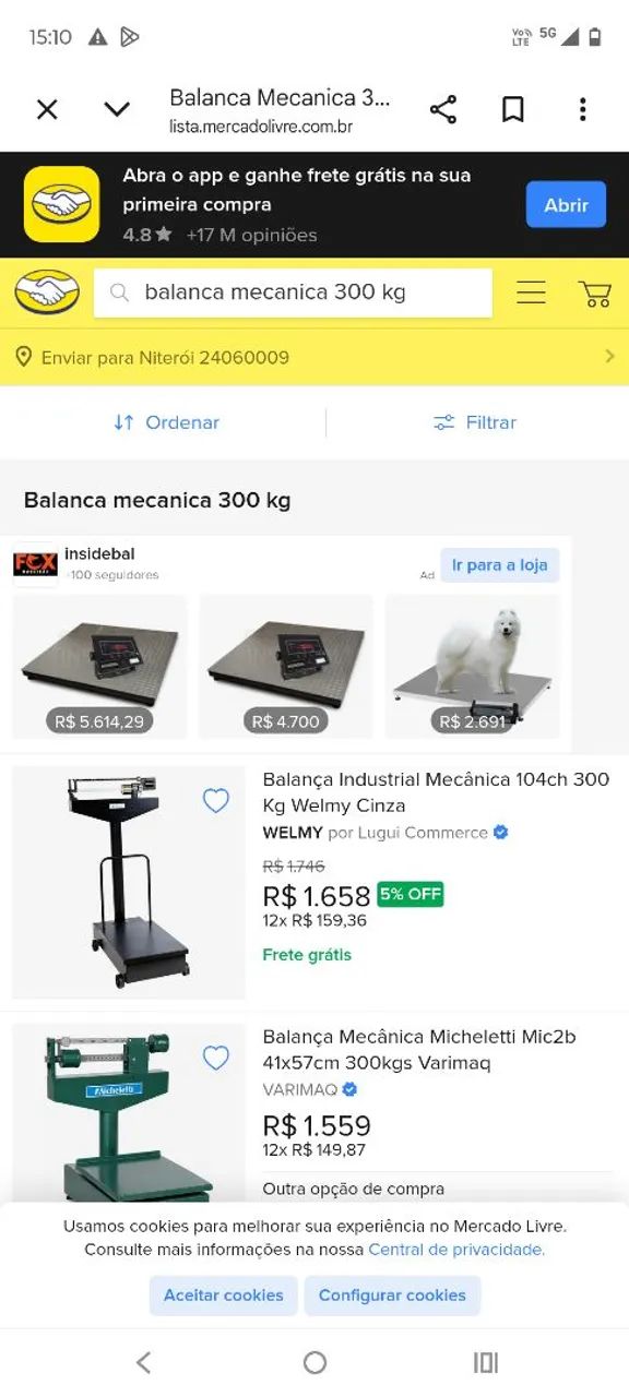 Balança 300kg 400 reais  - Foto 5