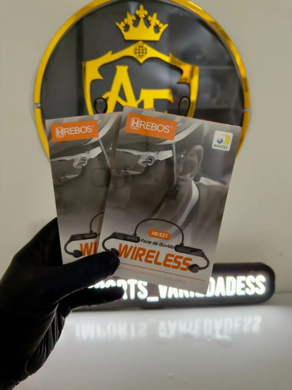 Fone esportivo para corrida e ciclismo  - Foto 5
