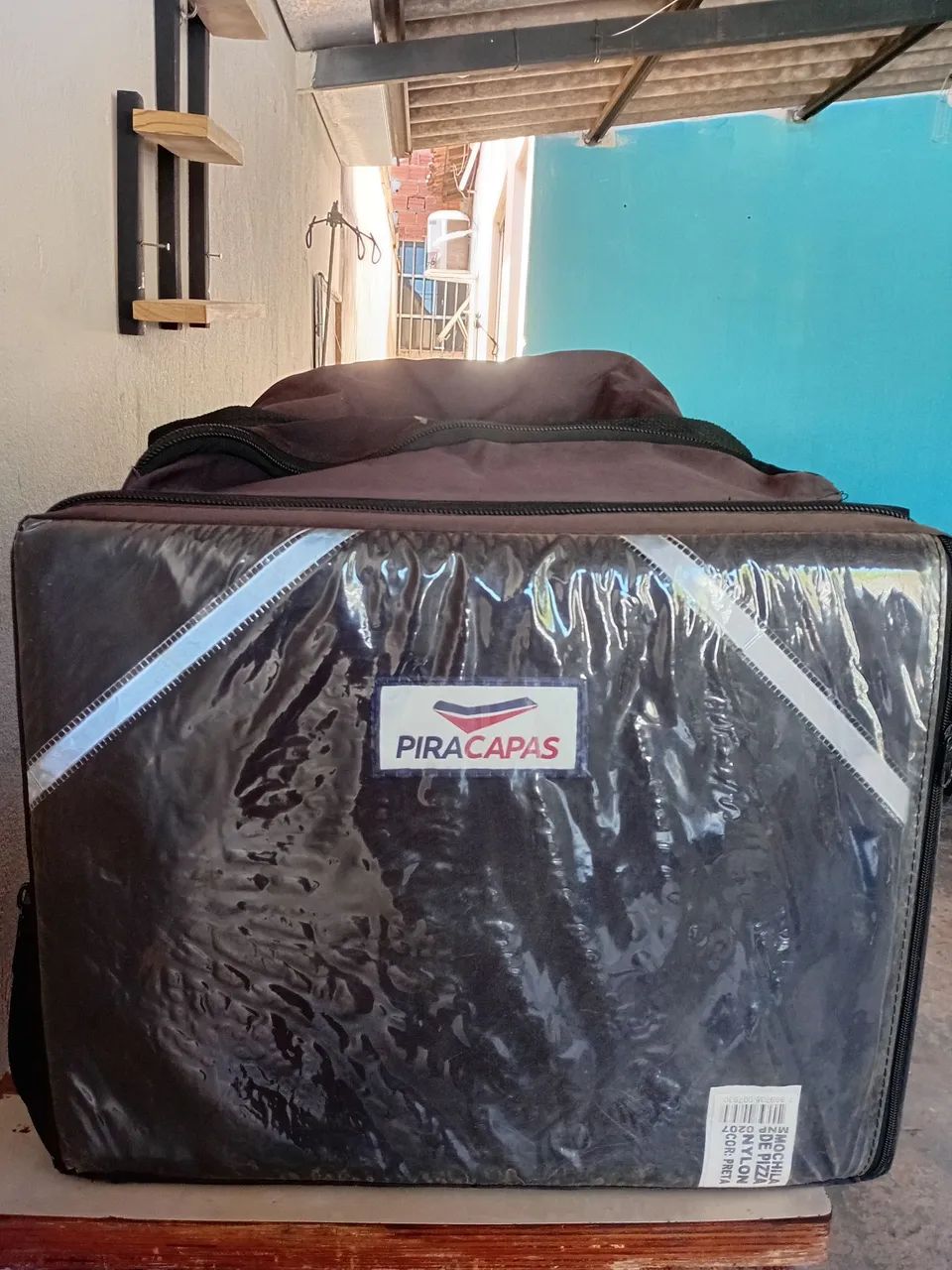 Caixa térmica e mochila para entrega