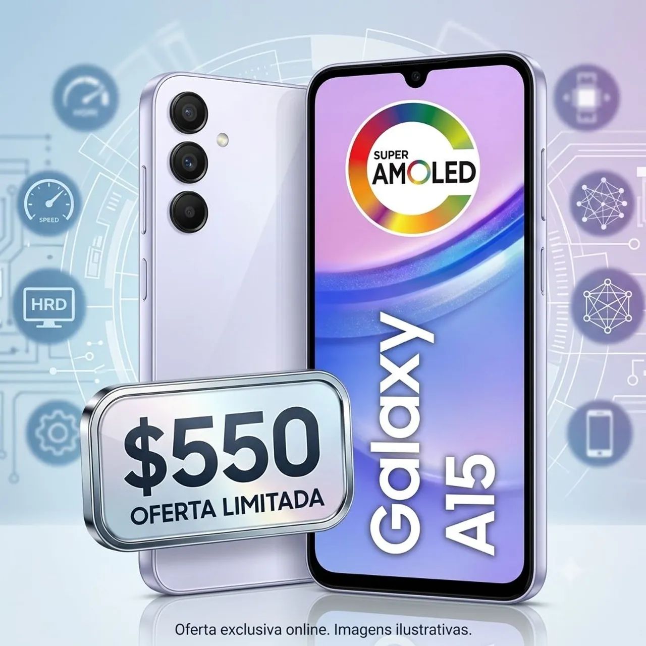 Celular A-15 128gb