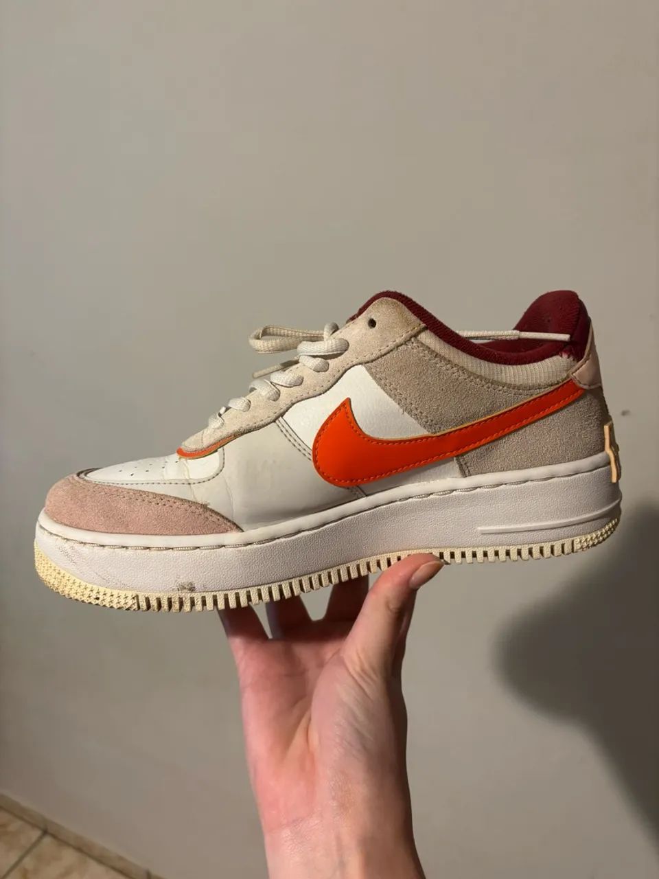 Air Force 1 Shadow Red Orange 