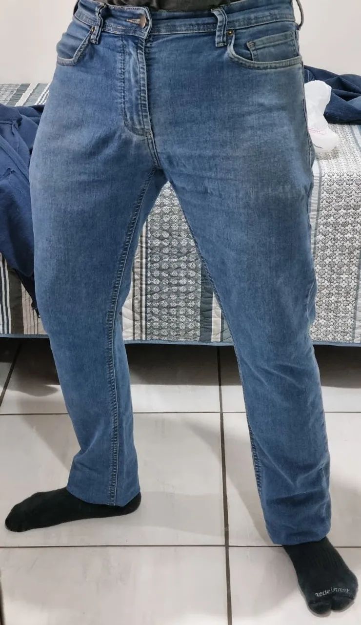Calça jeans masculina Hering P - Foto 3