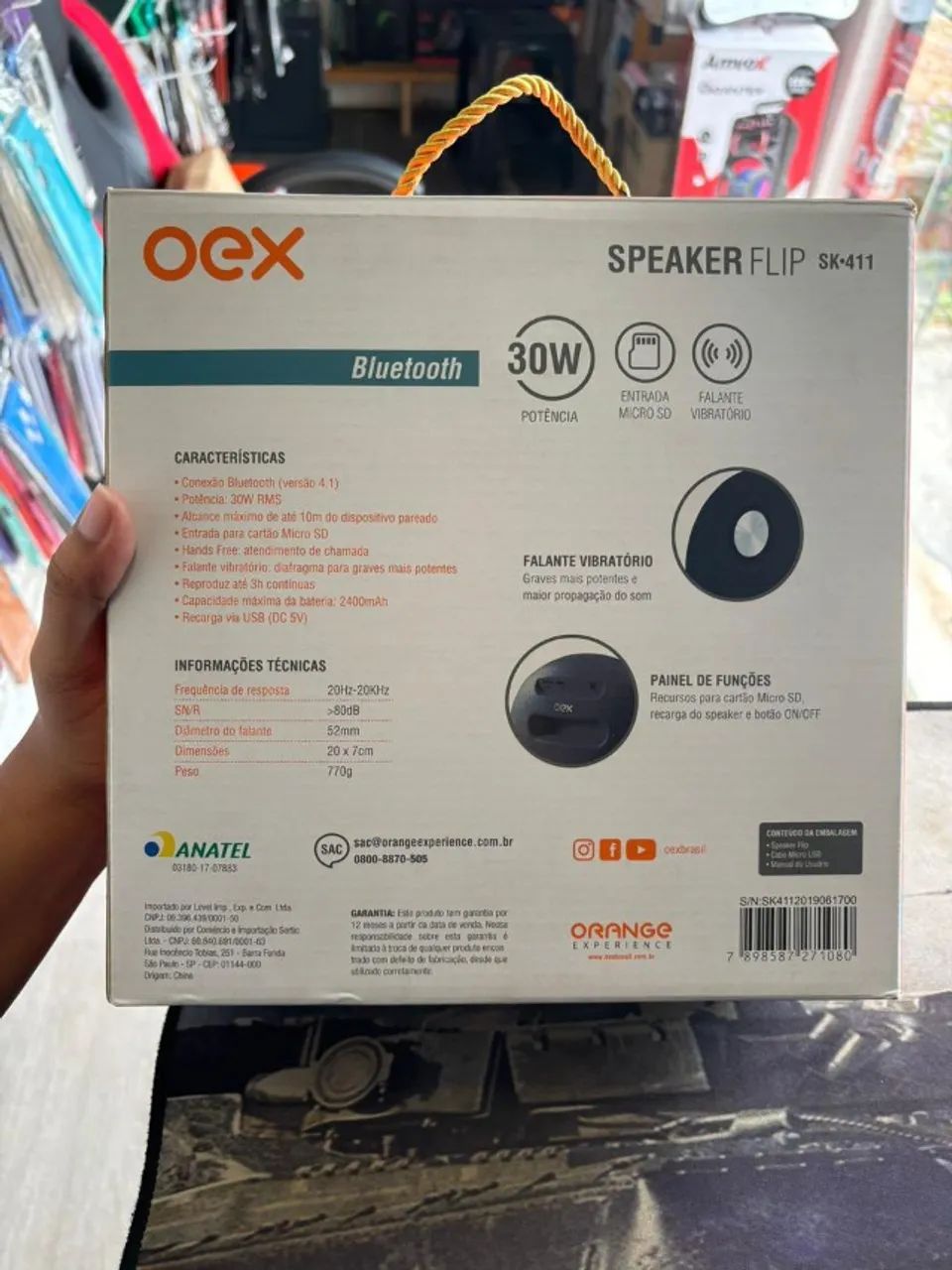 Caixa de Som OEX - Speaker Flip 30w  - Foto 5