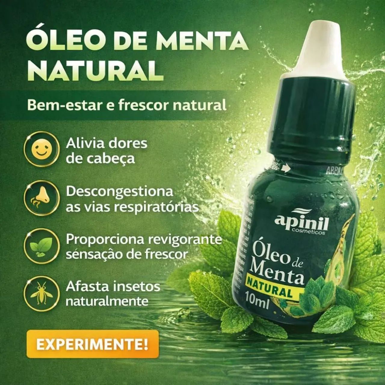 Óleo de menta natural  - Foto 2