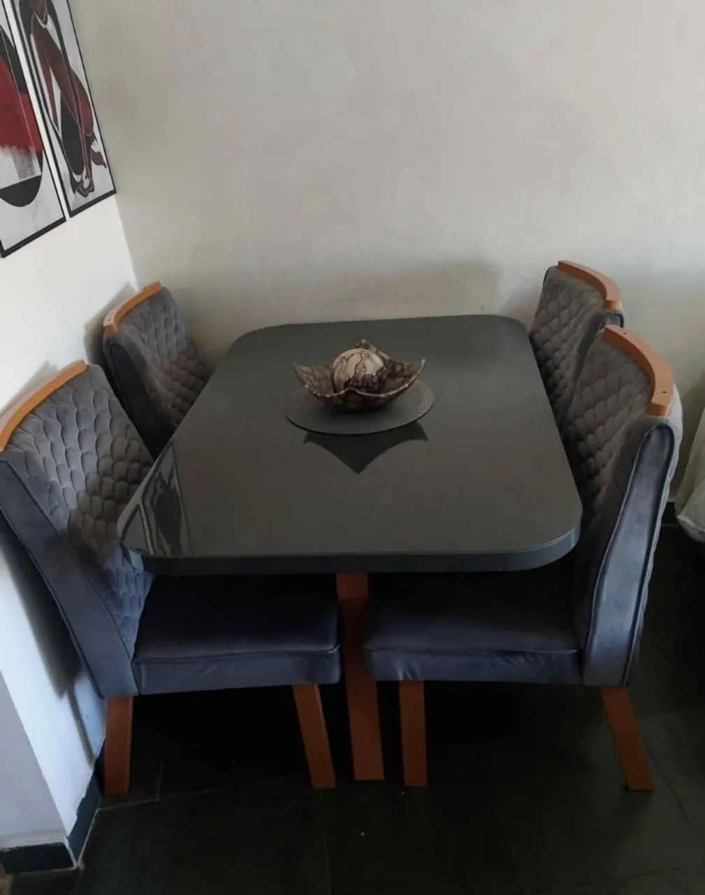 Conjunto mesa de jantar completo 