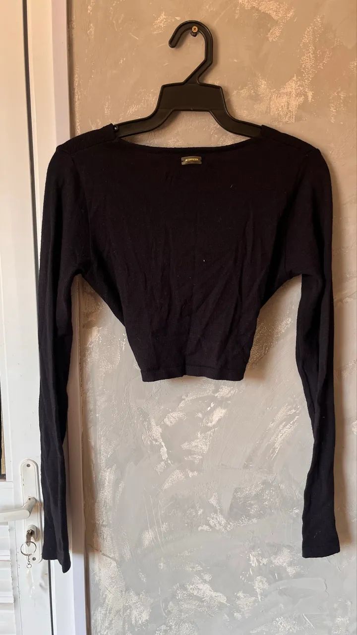 blusa de frio m.officer preta - Foto 2