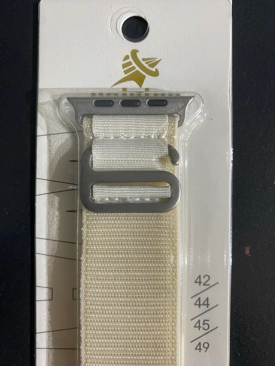 Pulseira para apple watch - cor creme - Foto 2