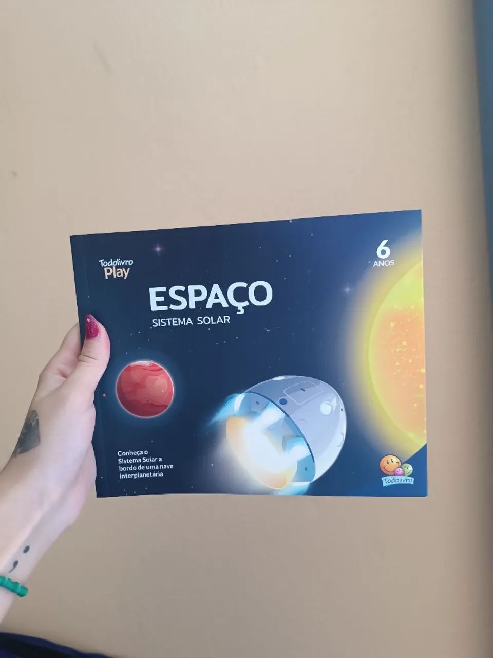 Livro + Quebra cabeça 100 PCs espaço  - Foto 3