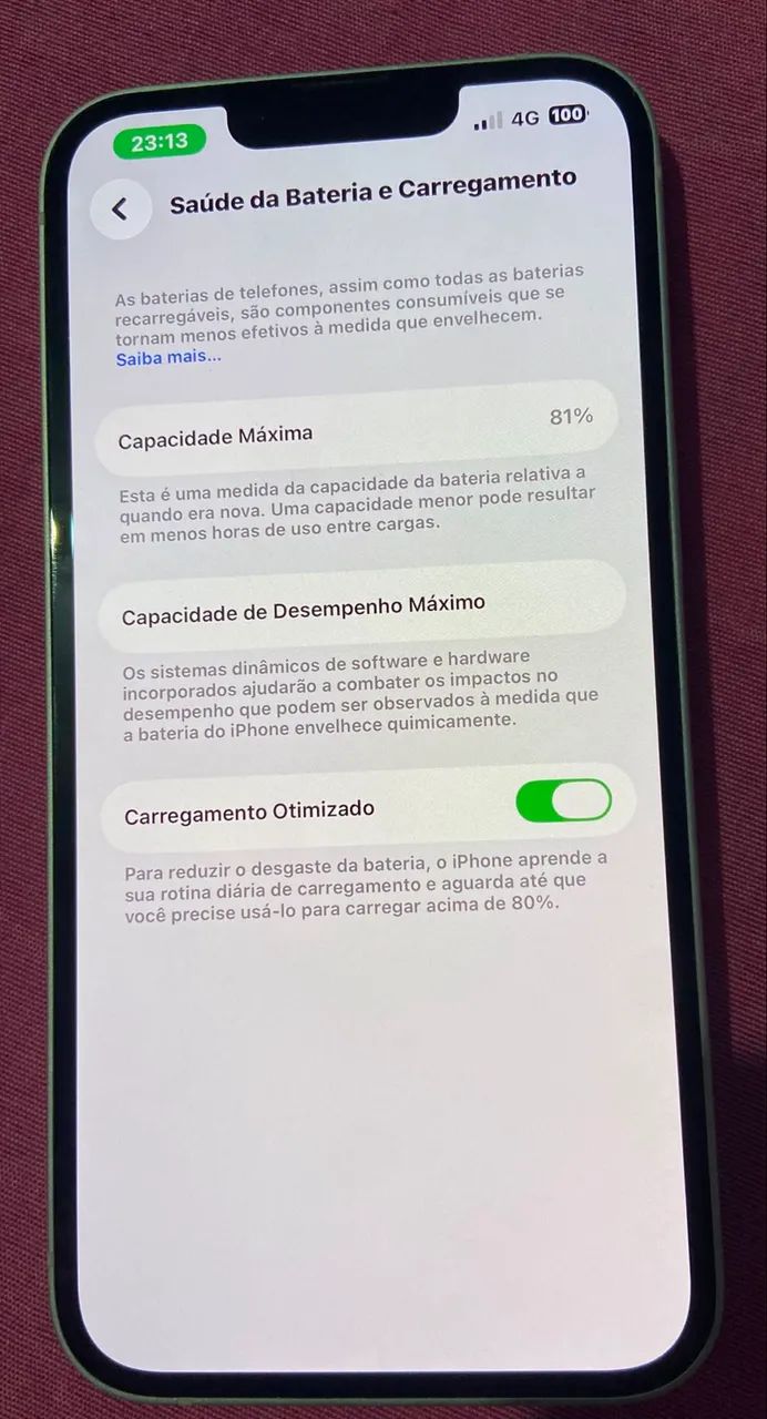 iPhone 13. 128Gb . Branco muito conservado  - Foto 4