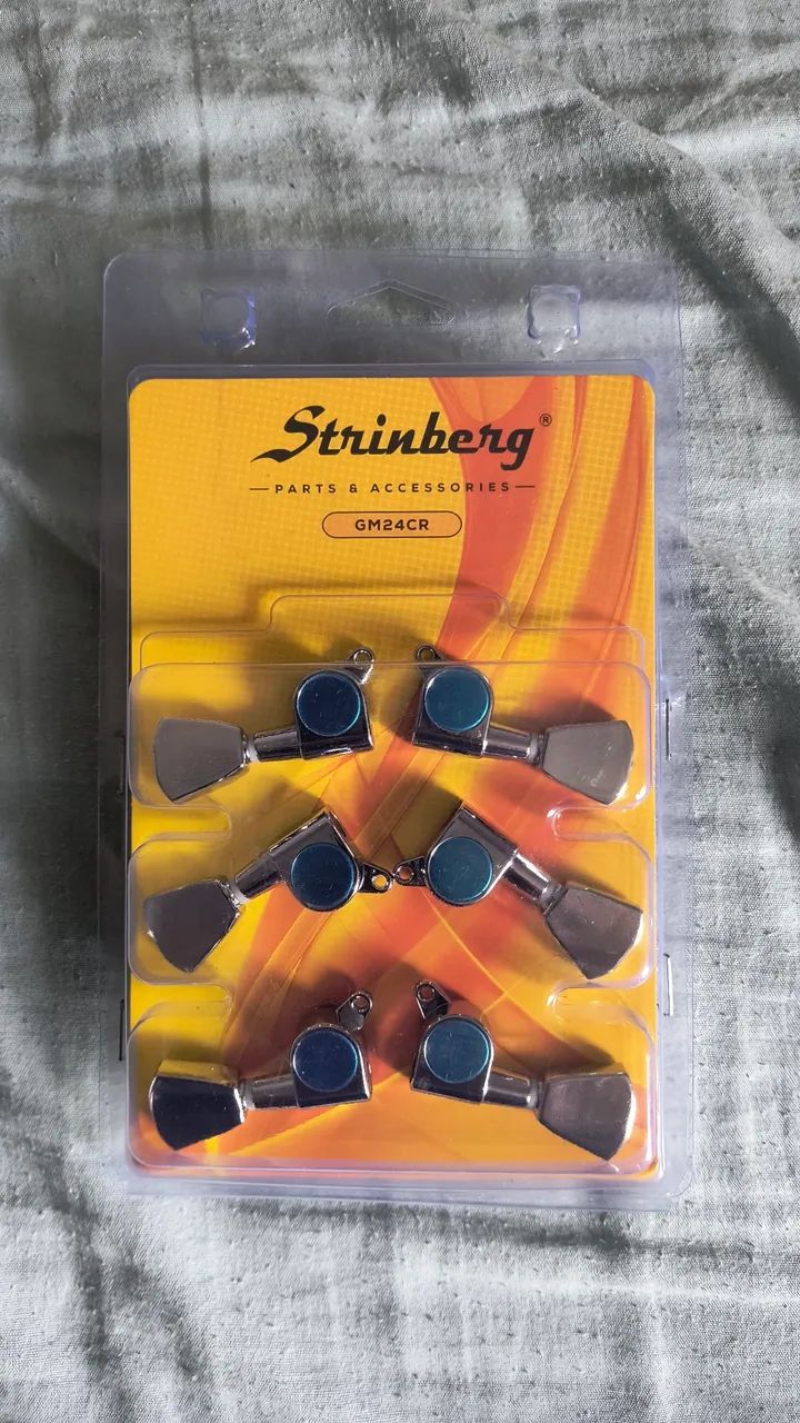 Kit 6 tarraxas para guitarra marca Strinberg 