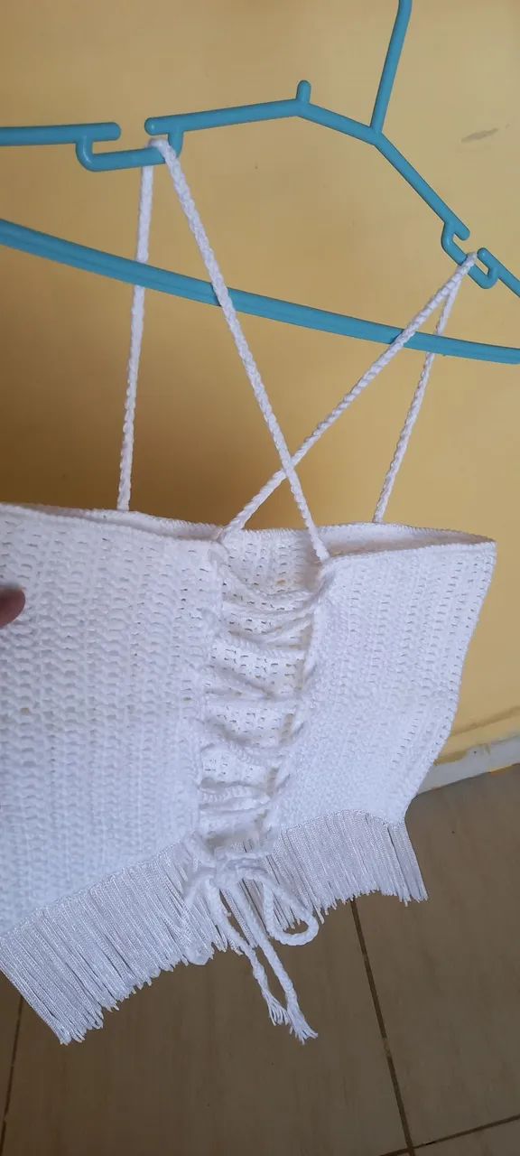 Blusa com franjas. - Foto 4