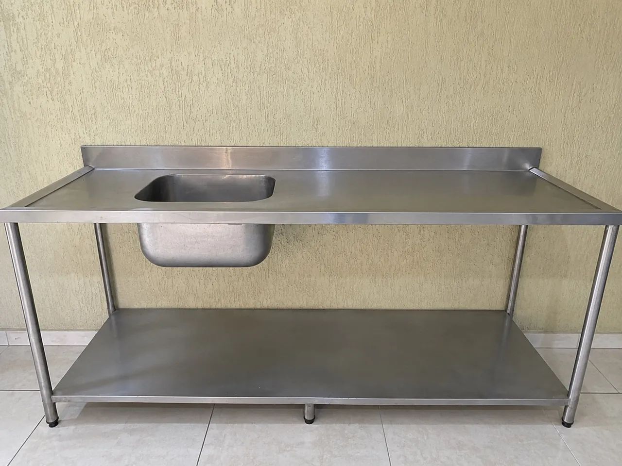 Balcão e Pia industrial Inox