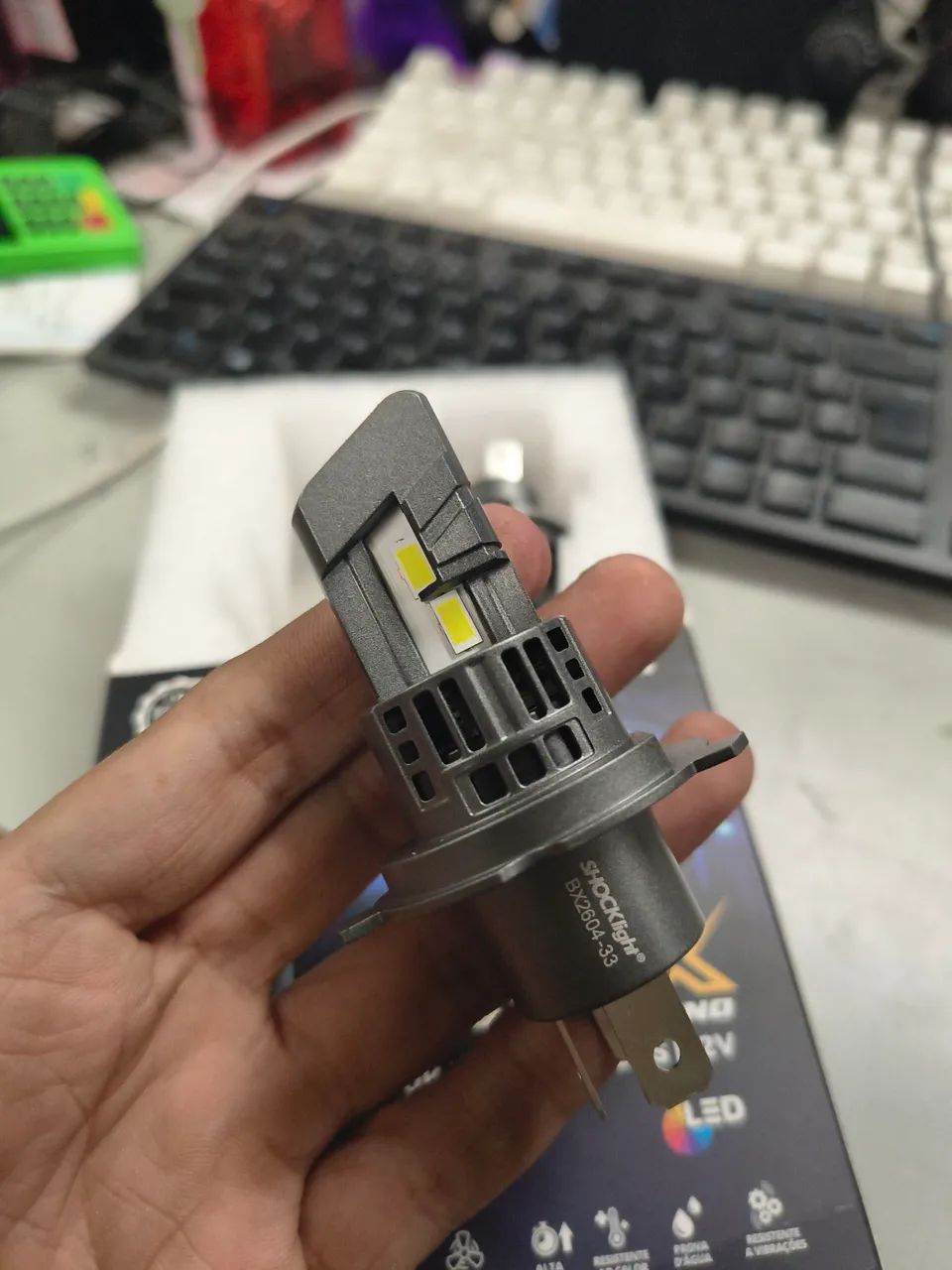 Lâmpada led h4 shocklinght  - Foto 3