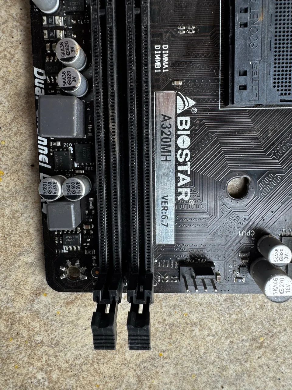 Placa Mãe Biostar A320MH ver.6.7 (SUCATA) - Foto 2