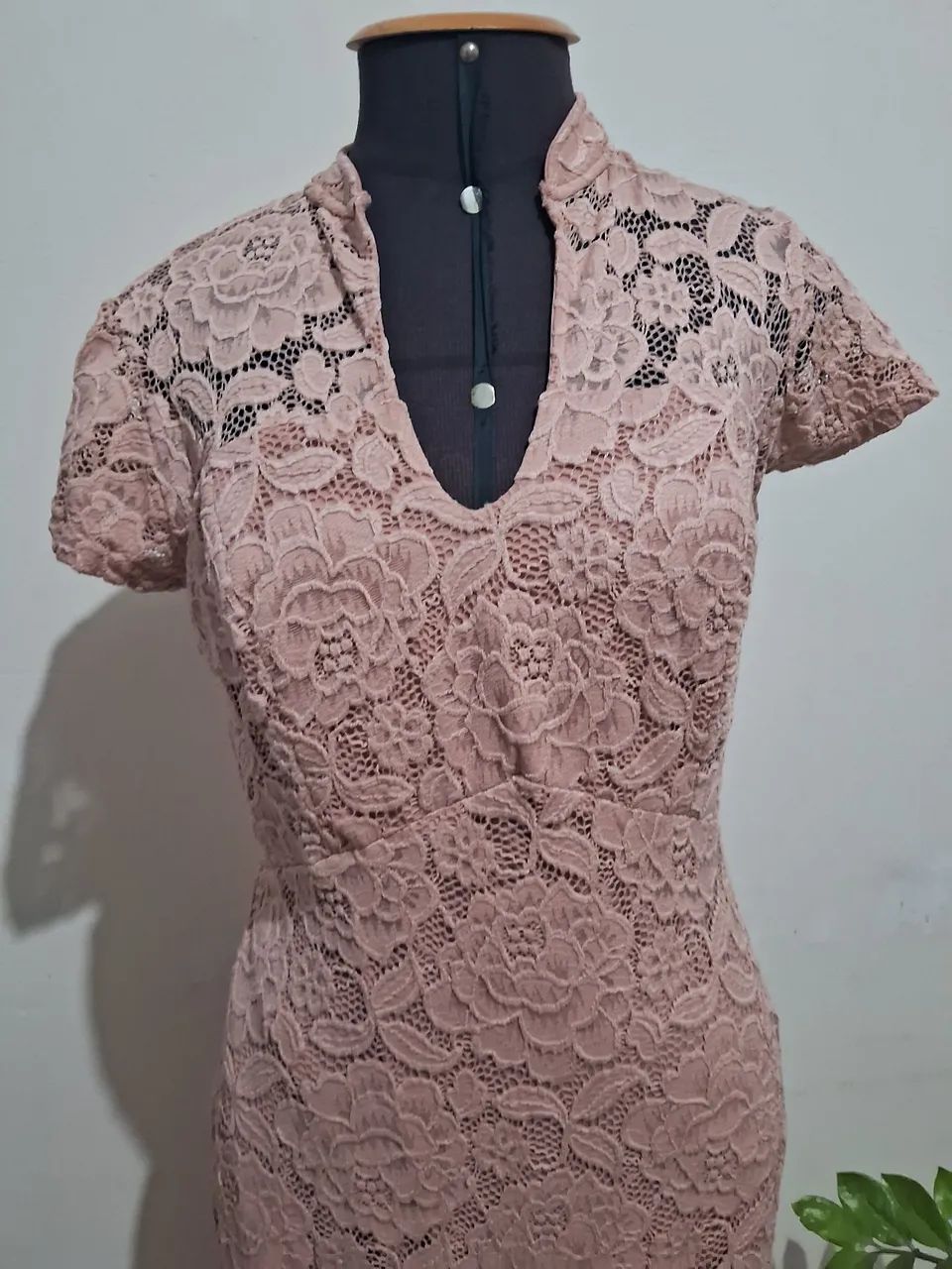 Vestido longo renda Tam G - Foto 3