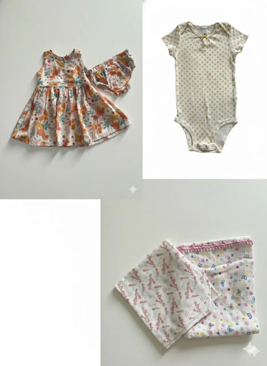 Lote de roupas de 1 a 2 anos Menina  - Foto 5