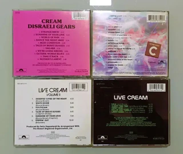 Lote Especial 4 Cd Cream (eric Clapton) - Importados - Foto 4