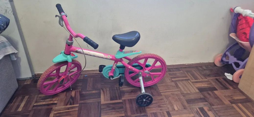 ? Bicicleta Infantil Usada Aro 14 - Foto 2