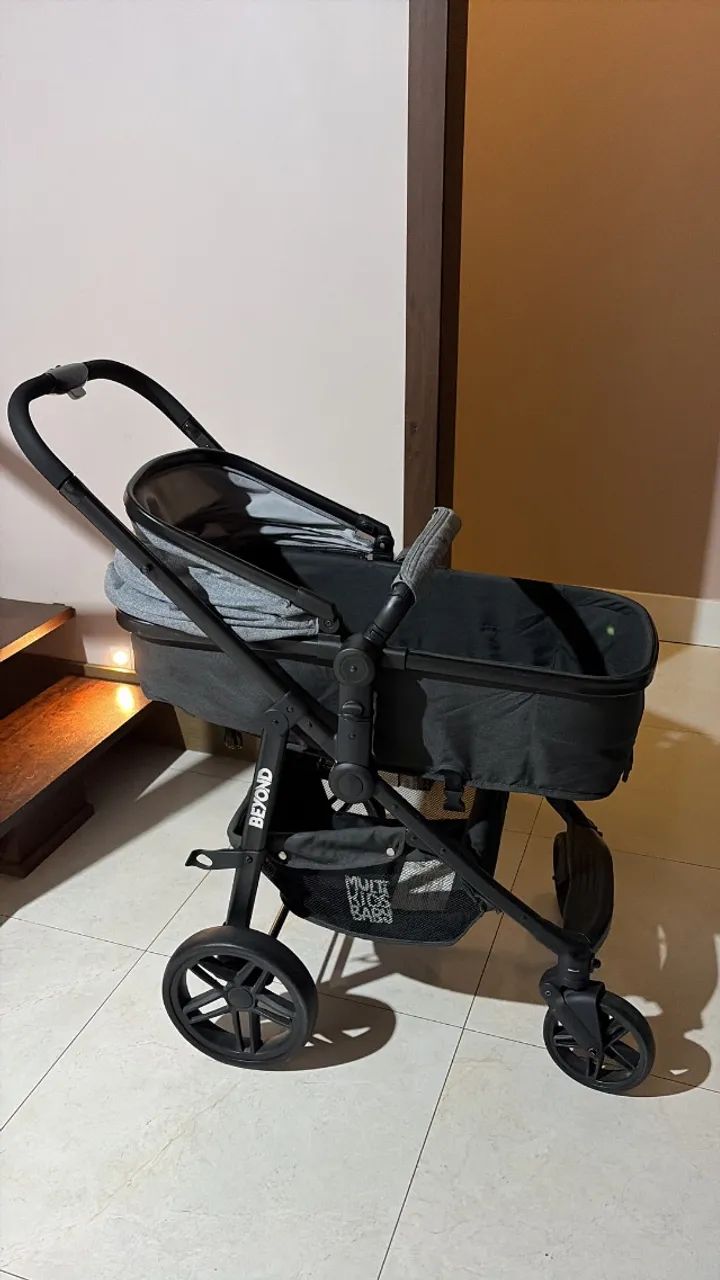 Carrinho de bebê 2 em 1-Multikids - Foto 3