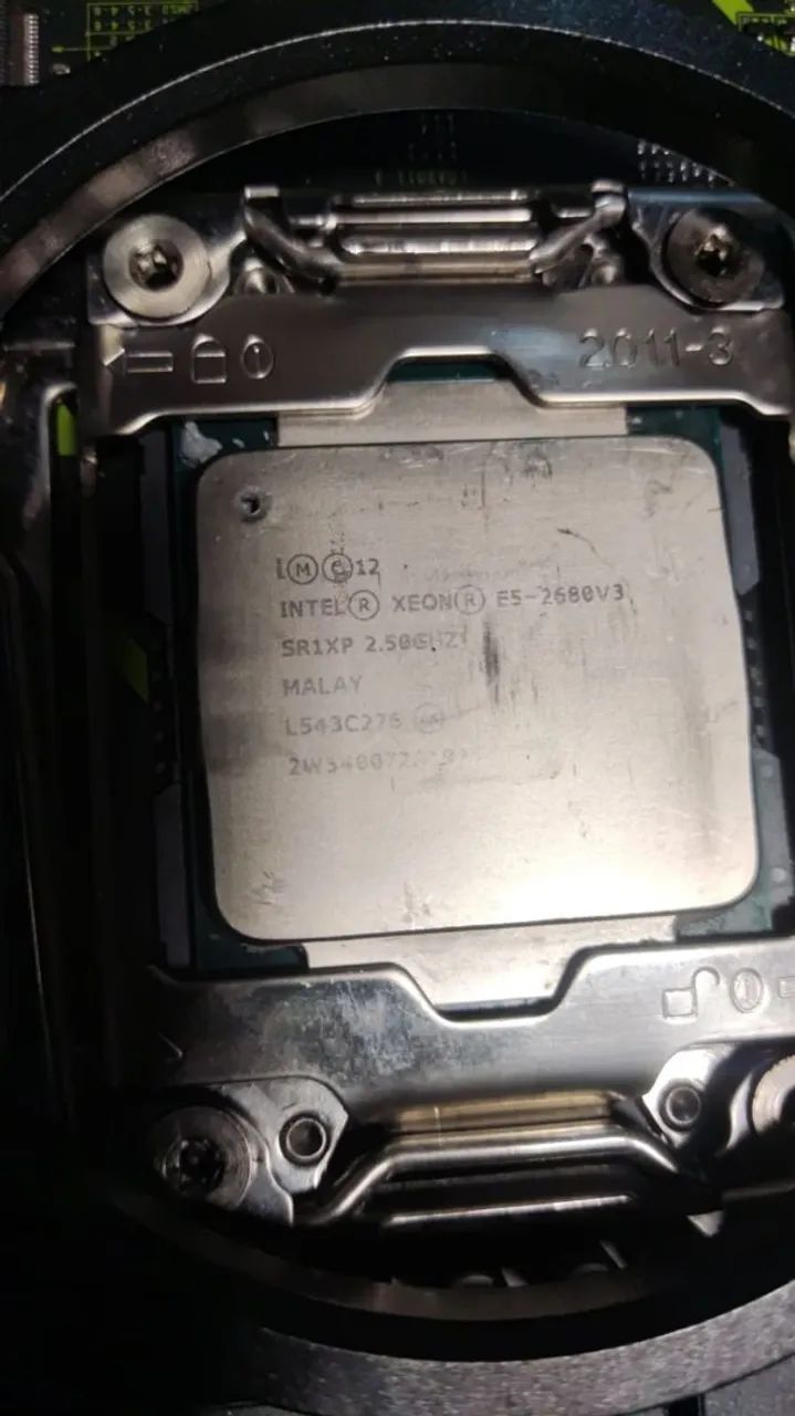 Vendo kit xeon X-99 Placa mãe mais xeon E5 2680 V3 - Foto 2