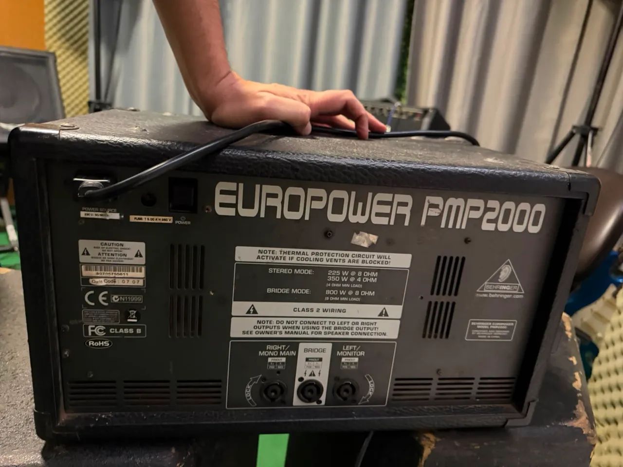 KIT DE SOM COMPLETO BEHRINGER EUROPOWER PMP 2000 - Foto 3