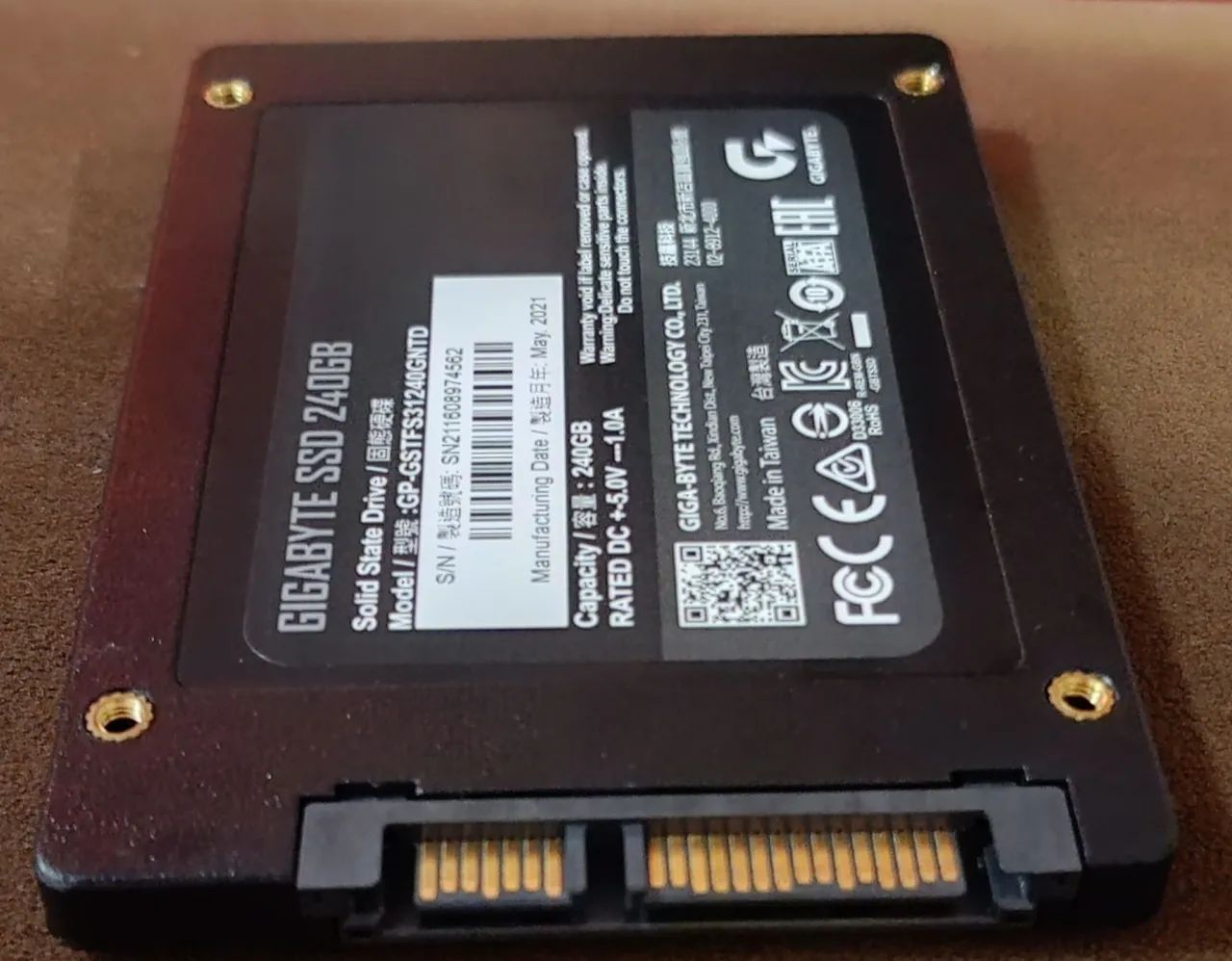 SSD Gigabyte 240GB SATA 2.5  Leitura 500MB/s e Gravação 420MB/s - Foto 2