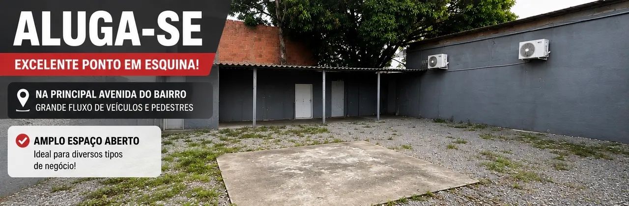 ALUGA-SE - EXCELENTE PONTO COMERCIAL EM ESQUINA - Foto 3