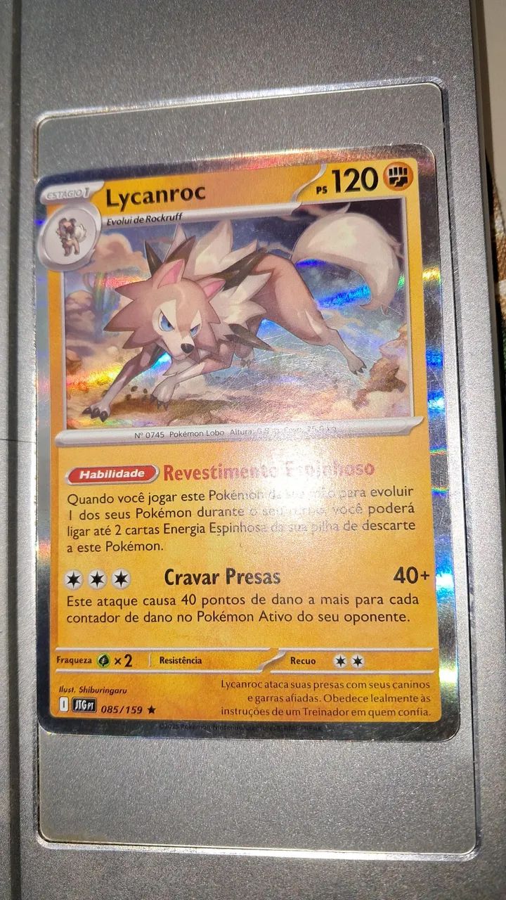 Carta pok émon Lycanroc tcg - Foto 2