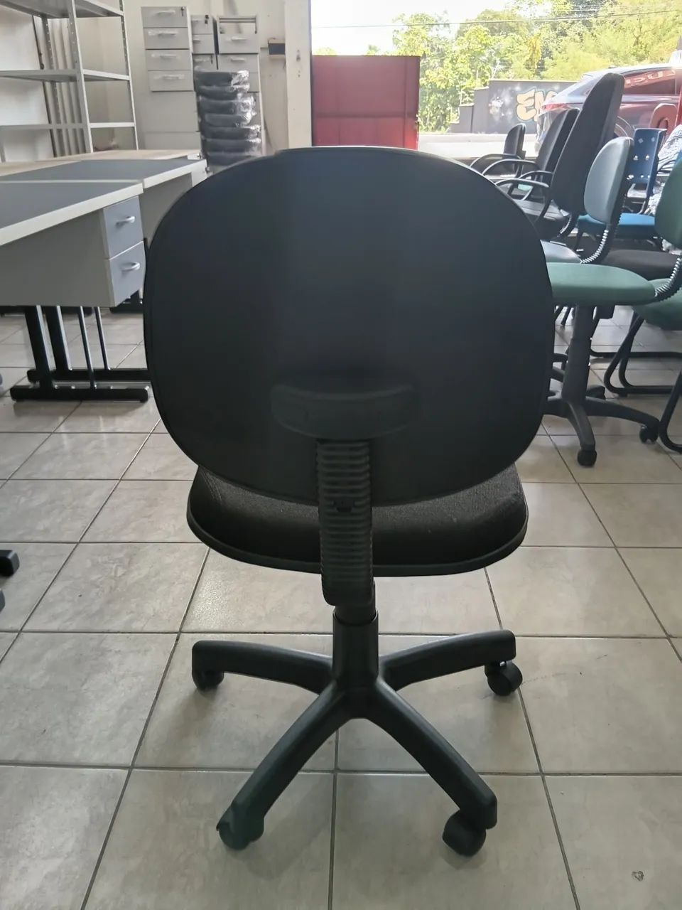 Cadeiras executiva sem braço de tecido  - Foto 3