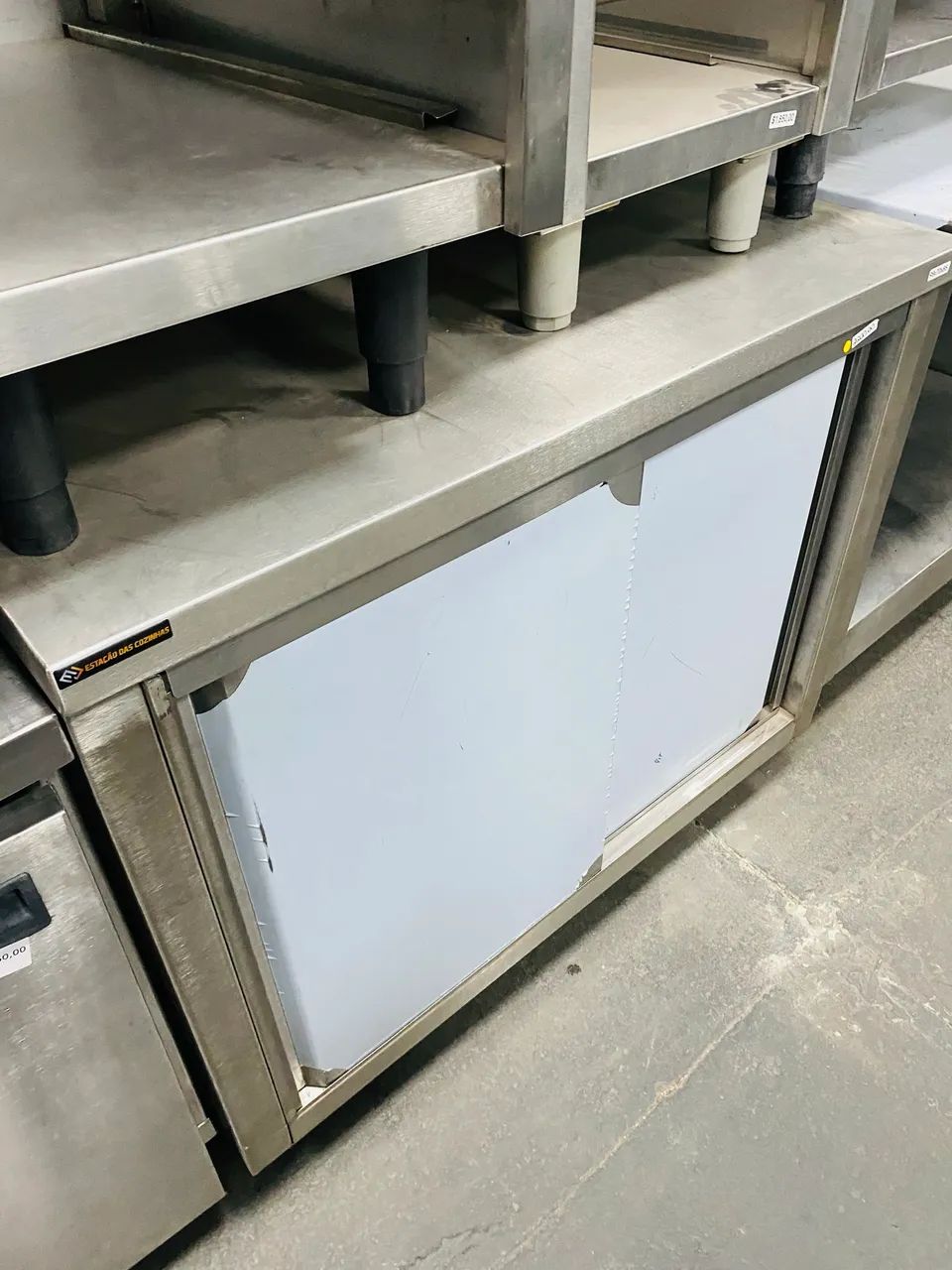 Gabinete 02 portas de correr inox - Foto 3