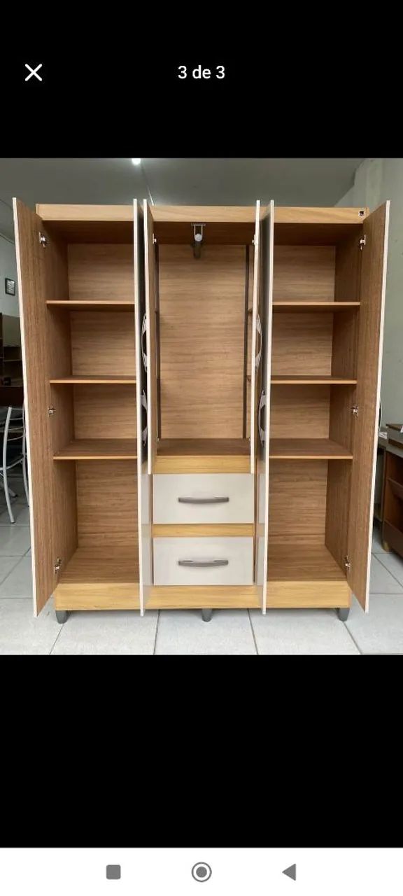 Guardar roupa casal capri - Foto 2