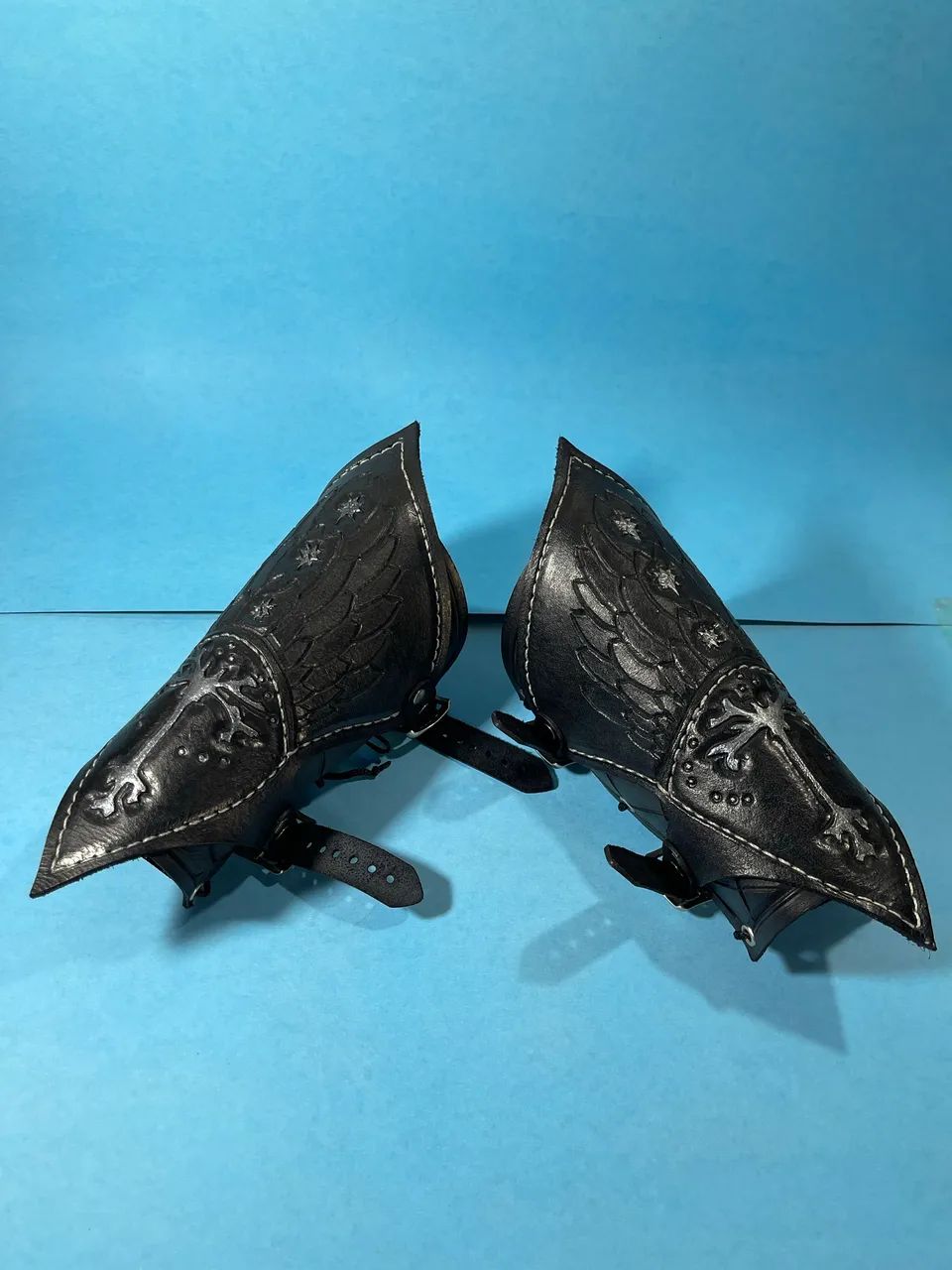 Braceletes Aragorn - Couro Legítimo - Cosplay 
