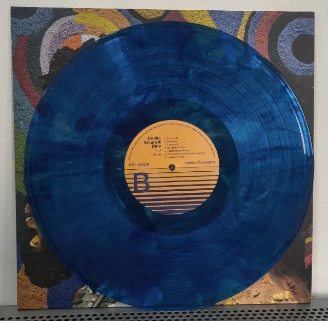 Lp Criolo Amaro & Dino D'santiago Azul - Foto 4
