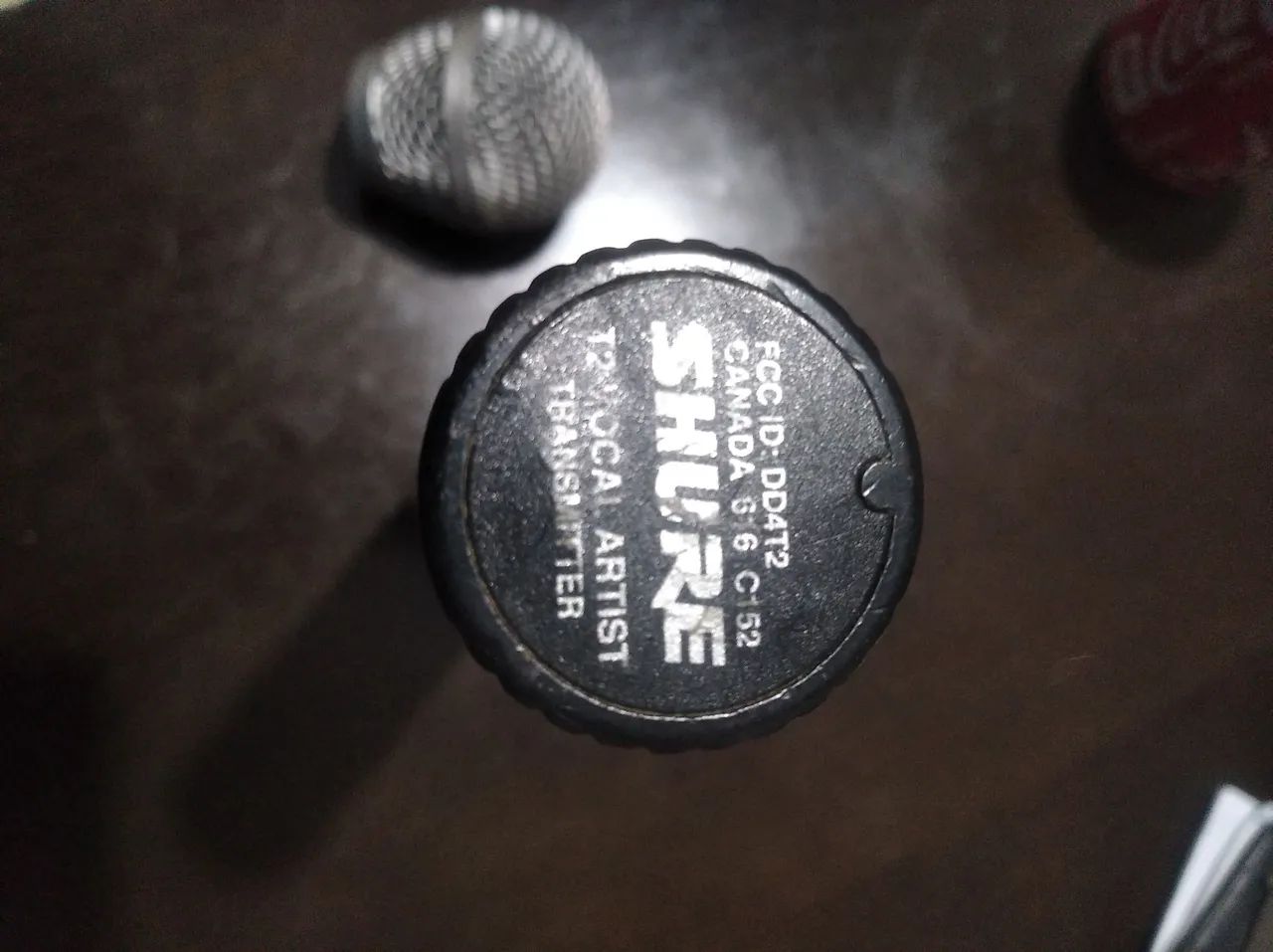 MICROFONE SHURE SEM FIO SO BASTÃO USADO 