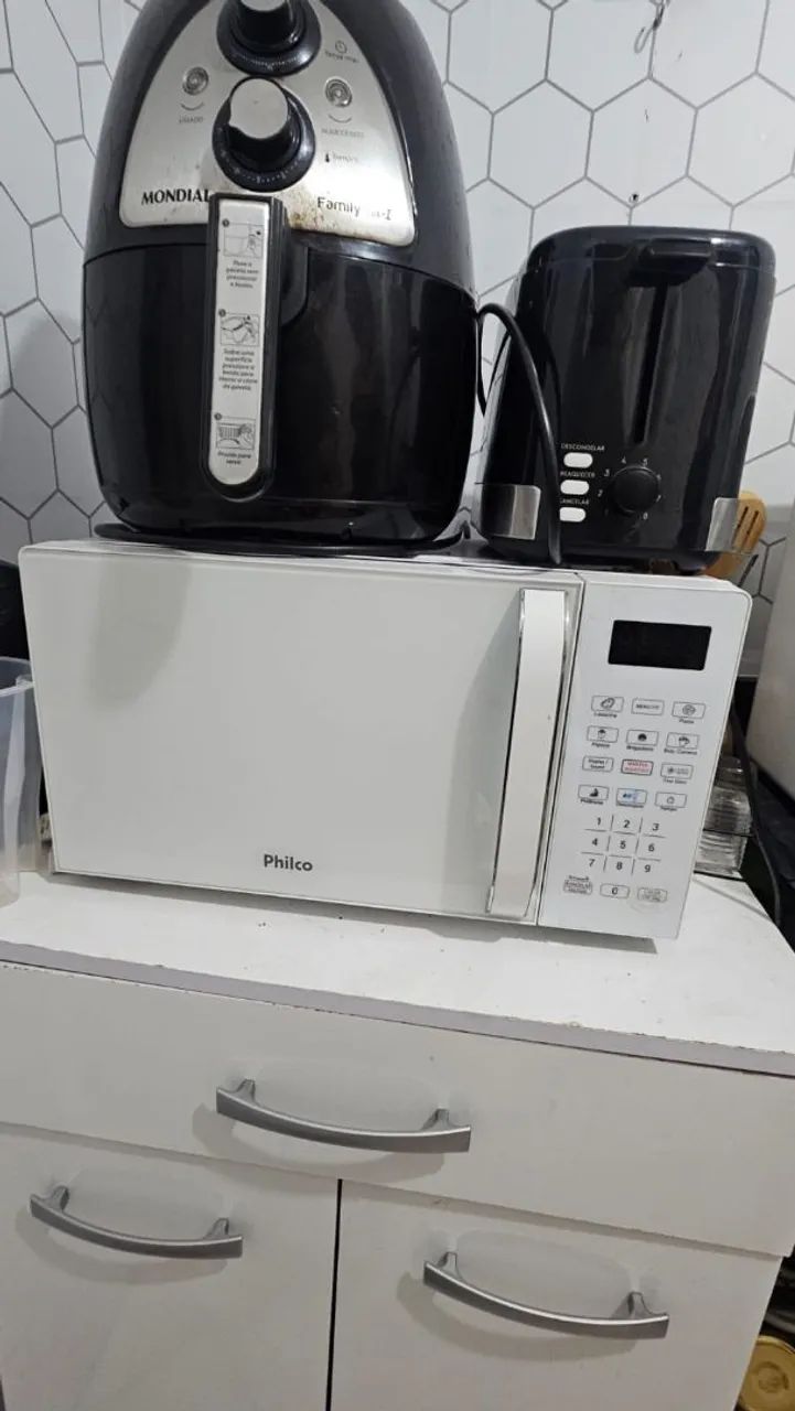 Micro-ondas Branco - Excelente Estado - Foto 2