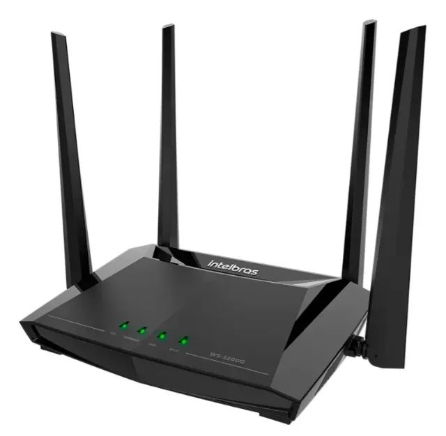 Roteador Wi-fi 5 porta Gigabit W5-1200g Intelbras - Dual Band Ac 1200 - Sem Uso - Foto 6
