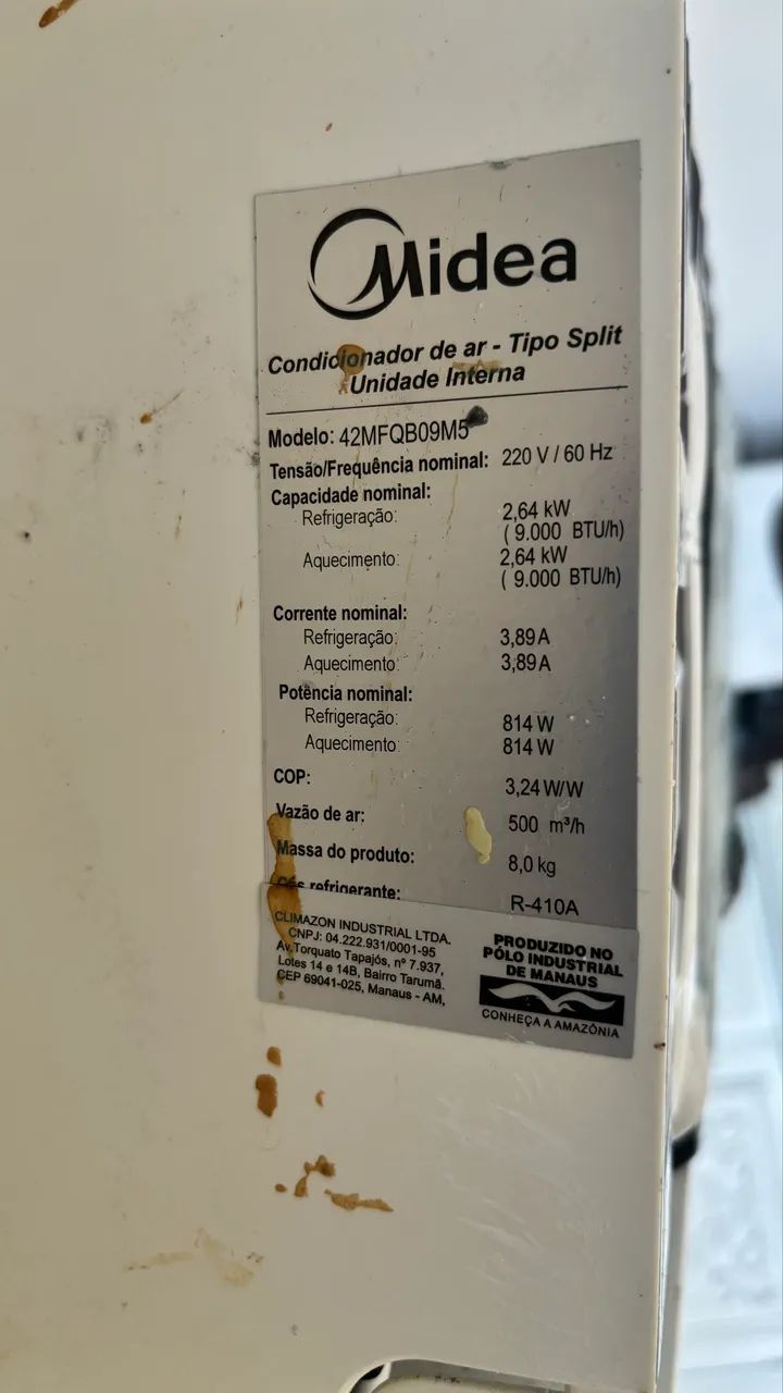 Evaporadoras springer mídea 9.000 - Foto 2