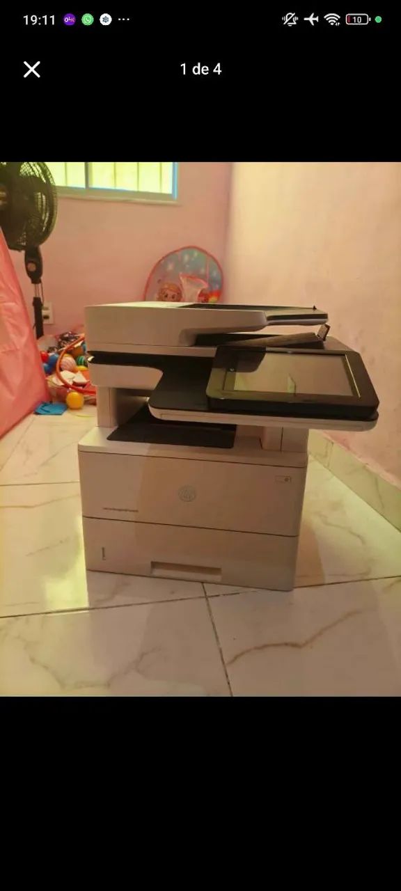 impressora laserjet managed mfp e52645