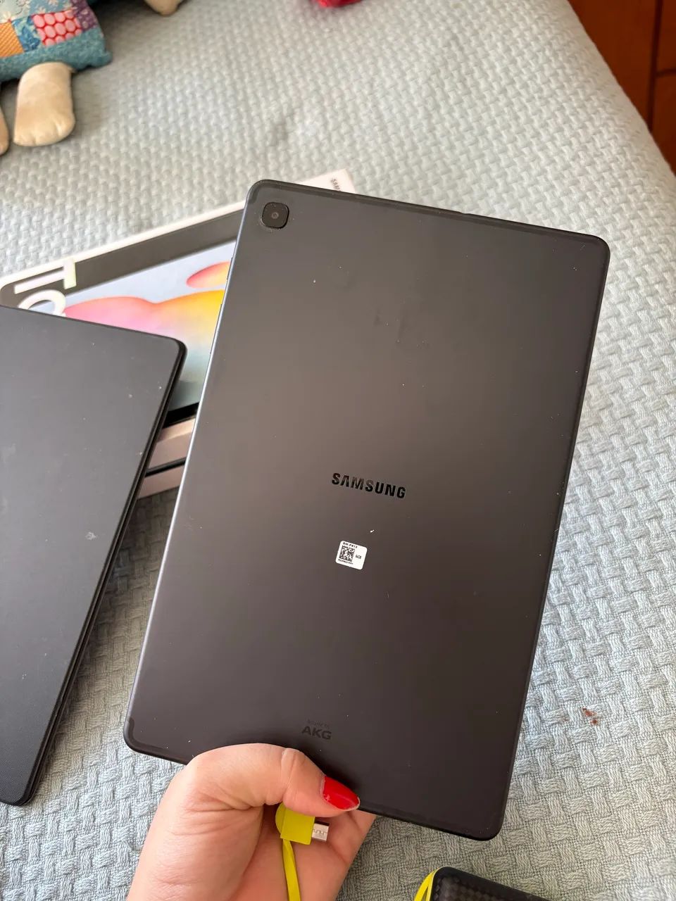 Tablet Tab S6 Lite com capinha - Foto 4