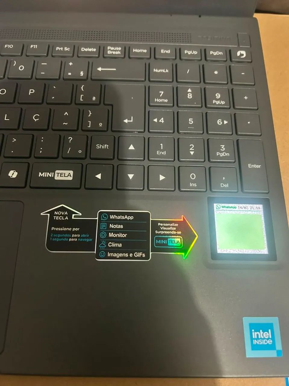 Notebook positivo vision c15M com Minitela  - Foto 4