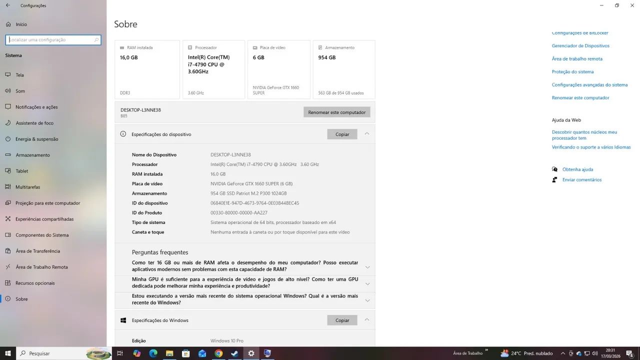 PC Gamer i7 + GTX 1660 SUPER - Foto 4