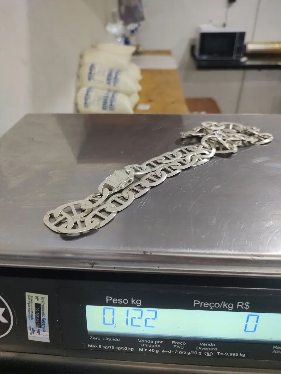 Corrente prata 925.  122 gramas No precinho pra vender logo. - Foto 5