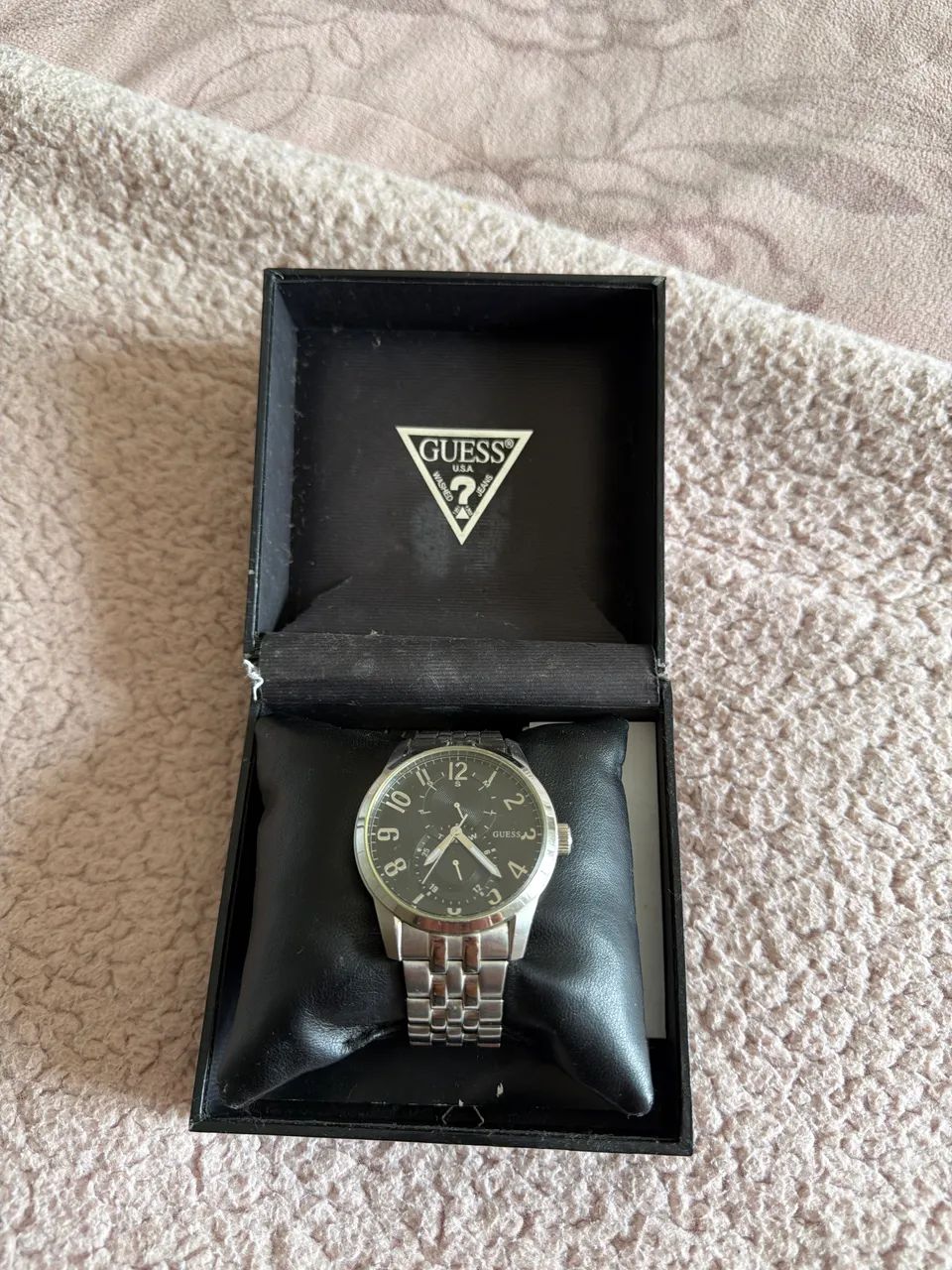 Relógio Guess Cromado Original