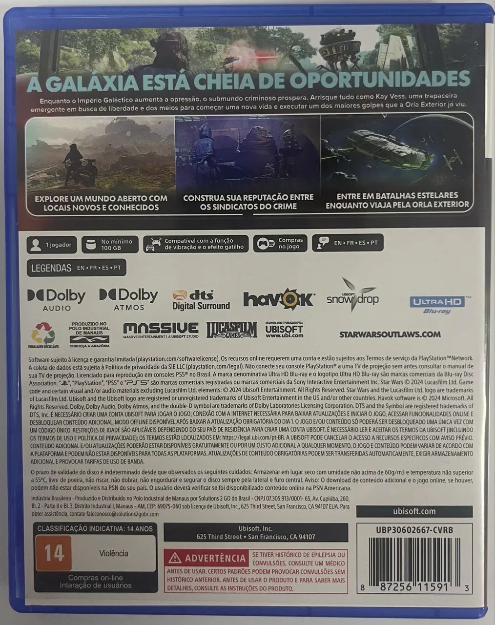 JOGO STARS WARS OUTLAWS - PS5 - Foto 3