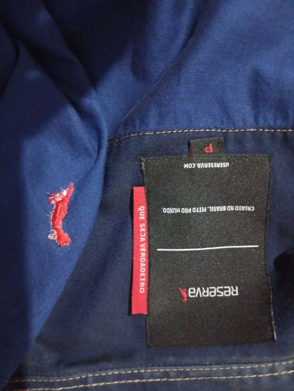 Camisa Reserva azul marinho  - Foto 2